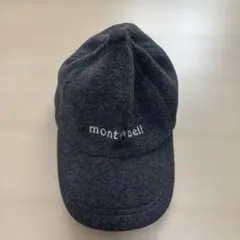 mont-bell フリース帽子　キッズフリーサイズ　耳当て付き