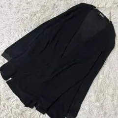 SONIA RYKIEL ロングカーディガン ブラック Mのサムネイル