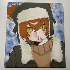 손으로 그린 ​​그림 색종이 수인 코피