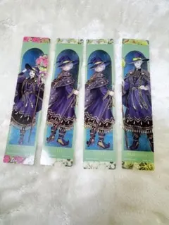 ツイステ ブルームバースデー　クリアしおり セベク　リリア　シルバー×2