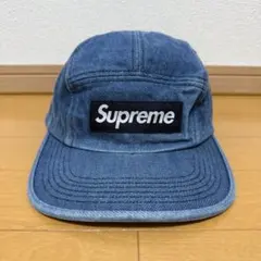 Supreme Contrast Stitch Camp Cap 青 18ss - メルカリ