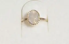 フォクシーRing Twin Flower リング シルバー ラインストーン希少 