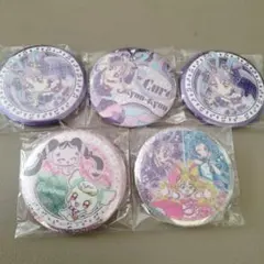 キミとアイドルプリキュア　BIGホログラム缶バッジ　5点セット