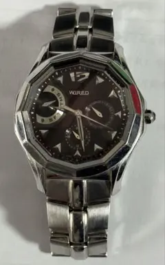 SEIKO WITRED ダークブラウン 腕時計 クォーツ　稼動品