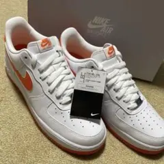 新品 NIKE AIR FORCE 1 '07 スニーカー29.5cmオレンジ