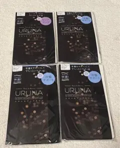 URUNA スタイルアップタイツ 4枚セット M-L 25デニール 日本製のサムネイル