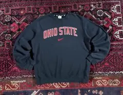 NIKE ナイキ カレッジロゴ スウェット トレーナー ブラック M