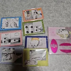 夜は猫といっしょ　オンラインくじ　アクリルスタンド　缶バッジ　まとめ　セット