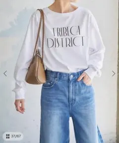 Spick&Span シルケット天竺ロゴロンTEEのサムネイル