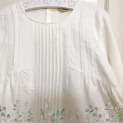 SM2 サマンサモスモス♡レースとピンタックのウール混ブラウス 未使用