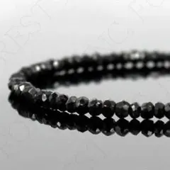 ★芸能人も愛用★宝石質！！ブラックスピネル★パワーストーン ブレスレット★メンズ