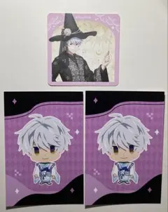 Obey Me! ソロモン コースター＆ポストカード×2