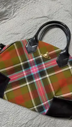 Vivienne Westwood ハンドバッグ タータンチェック手鏡セット - メルカリ