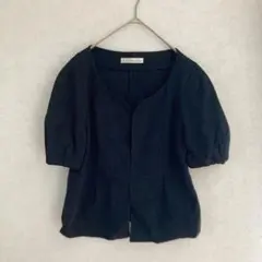 ボレロ　羽織　黒　ブラック　結婚式　二次会　M