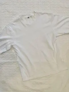 エアリズムコットンオーバーサイズTシャツ/5分袖