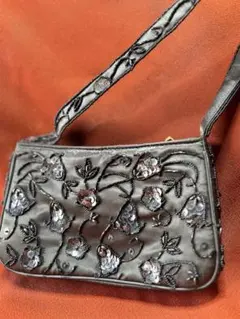 ビーズ刺繍フラワーデザインパーティーバッグ