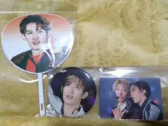 SnowMan 向井康二 ミニうちわ 缶バッジ カードセット