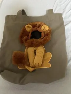 なりきりライオンのデザインキャリートートバッグ
