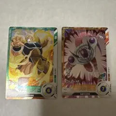 ドラゴンボールスーパーダイバーズ　R2枚ナッパ フリーザ アドバンスパック2