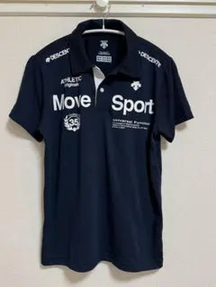 DESCENTE MoveSport Tシャツ メンズ ネイビー M