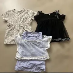 しまむら 女の子Tシャツ3枚セット