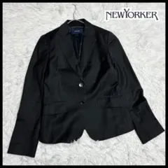ニューヨーカー NEWYOKER テーラードジャケット ウール混紡 秋冬物