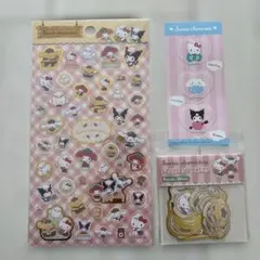 【新品】サンリオ キャラクターズ シール 3点セット