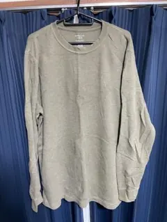 AMERICAN EAGLE リブ編み長袖カットソー L