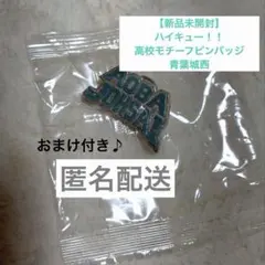 【新品未開封】おまけ付き♪ ハイキュー!! 高校モチーフピンバッジ 青葉城西