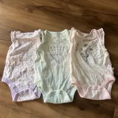 baby GAP 袖フリル ロンパース 3-6m まとめ売り 3点セット