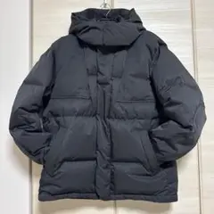 【美品】UNIQLO + J ダウンジャケット XLサイズ　ブラック　黒