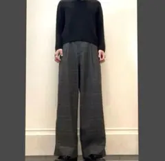 ヴィンテージ チェックパンツ ワイド