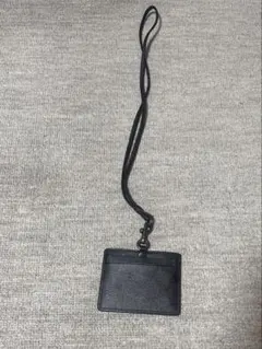 COACH 黒 レザー パスケース・定期入れ