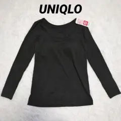 未使用タグ UNIQLO ヒートテック ブラUネックT (八分袖) S