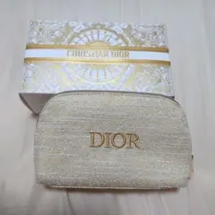 Dior ゴールド ポーチ 箱付き