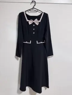 DearMyLoveRose スクエアネックリボンレディワンピースのサムネイル