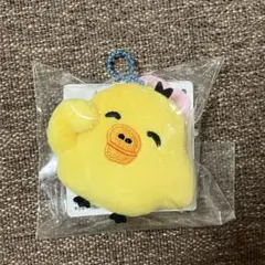 【新品】りらっくまゆるゆるぽかぽか　ぶらさげマスコットバッジ　キイロイトリ