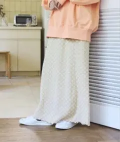 FREAK'S STORE フラワー ストレッチレース マーメイドスカート