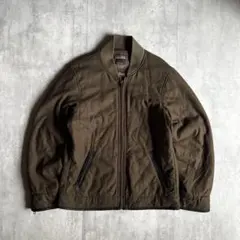 【00s archive】リバーシブル　ブルゾン　ウール　レーヨン　短丈　古着