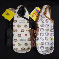 おさるのジョージ　ペットボトルホルダー　ショルダー紐付き　2WAY 2個セットのサムネイル