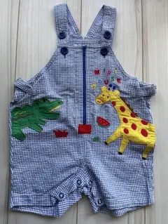 ミキハウス　サロペット　ロンパース 80cm