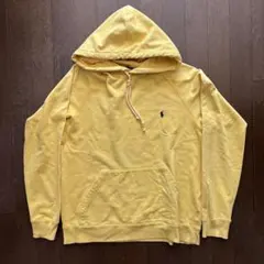 海*ん様 90s POLO！淡黄色フーディ！激レア ラルフローレン ヴィンテージ