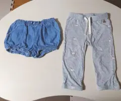 babyGAP ショートパンツ レギンスパンツ 2枚セット 90 18-24m