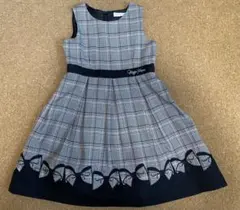 【お値引き】Mezzo Piano チェック柄 ワンピース 130cm