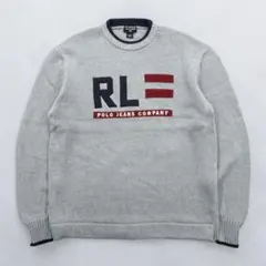 Polo Ralph Lauren 90年代 星条旗 コットンニット クルーのサムネイル