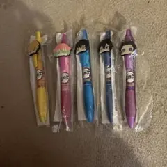 鬼滅の刃ラバーマスコット付ペンセット