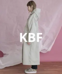 KBF ケービーエフ　ステッチフーディーコート　ミントのサムネイル
