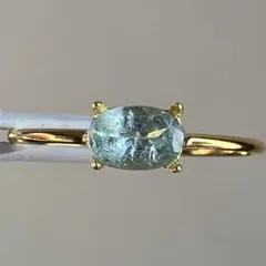 トルマリンのオーバルファセットリング260112