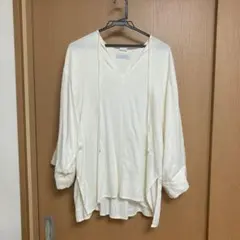 長袖ブラウス ホワイトのサムネイル