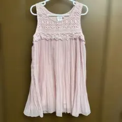 ピンク ノースリーブワンピース　100センチ　 ローラアシュレイ！ 週末お値下げ